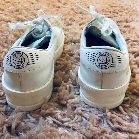 Golden Goose Men's White Low Top Sneakers Size 7 US